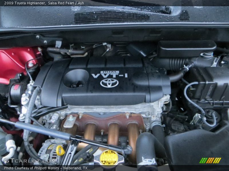 Salsa Red Pearl / Ash 2009 Toyota Highlander