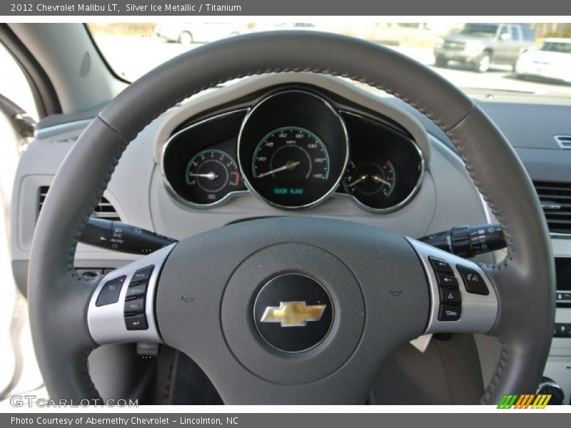 Silver Ice Metallic / Titanium 2012 Chevrolet Malibu LT