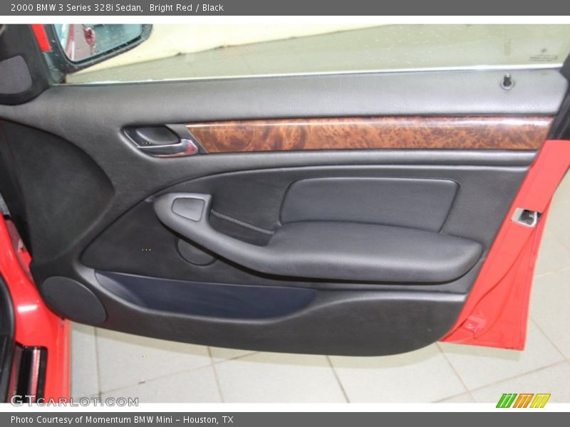 Bright Red / Black 2000 BMW 3 Series 328i Sedan