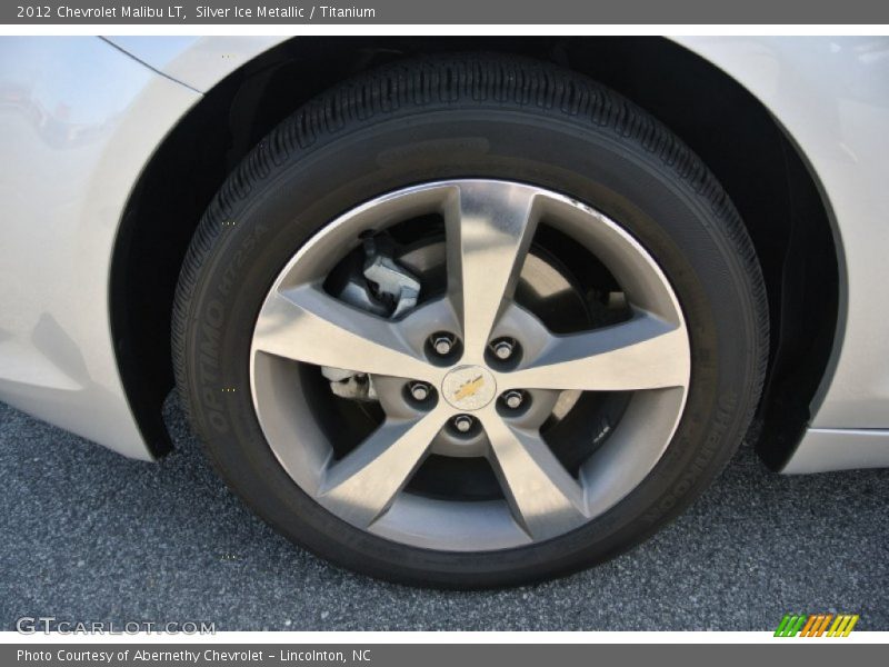 Silver Ice Metallic / Titanium 2012 Chevrolet Malibu LT