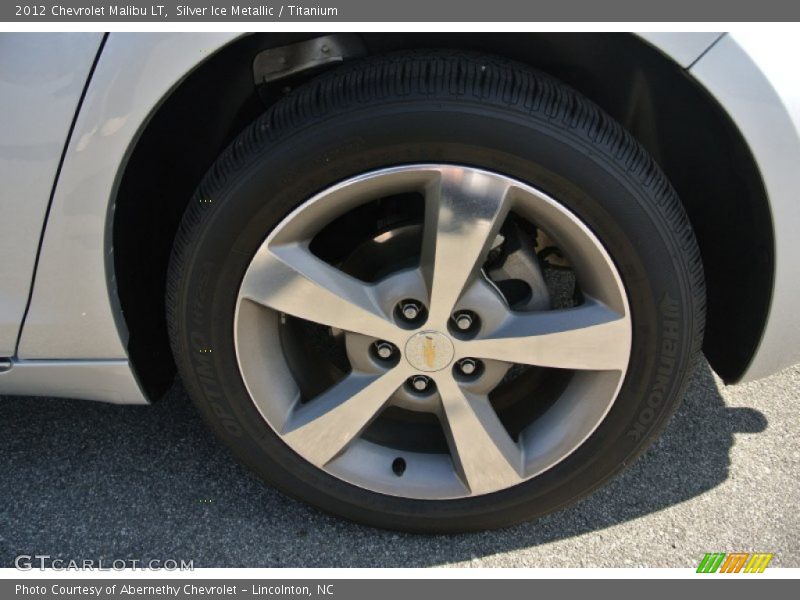 Silver Ice Metallic / Titanium 2012 Chevrolet Malibu LT