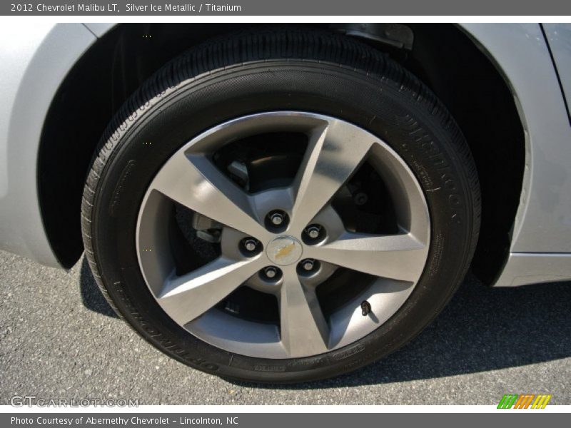Silver Ice Metallic / Titanium 2012 Chevrolet Malibu LT