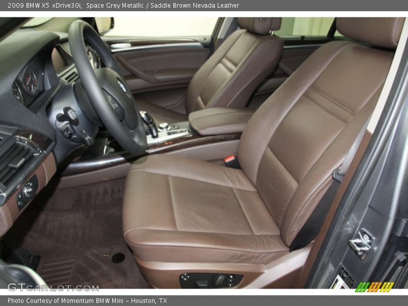  2009 X5 xDrive30i Saddle Brown Nevada Leather Interior