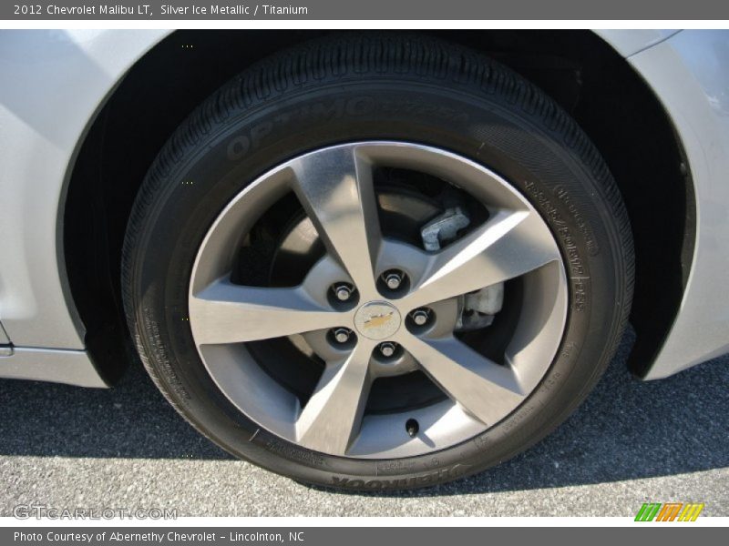 Silver Ice Metallic / Titanium 2012 Chevrolet Malibu LT