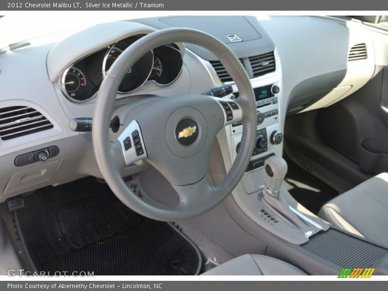 Silver Ice Metallic / Titanium 2012 Chevrolet Malibu LT