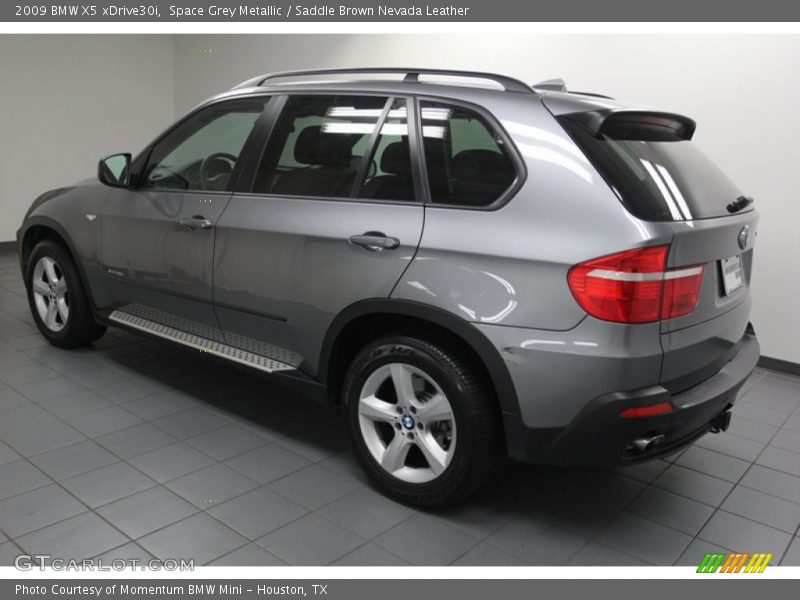 Space Grey Metallic / Saddle Brown Nevada Leather 2009 BMW X5 xDrive30i