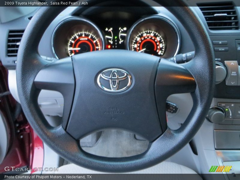 Salsa Red Pearl / Ash 2009 Toyota Highlander