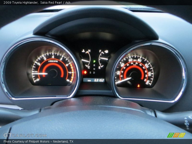 Salsa Red Pearl / Ash 2009 Toyota Highlander