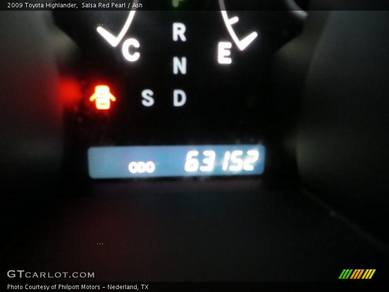 Salsa Red Pearl / Ash 2009 Toyota Highlander