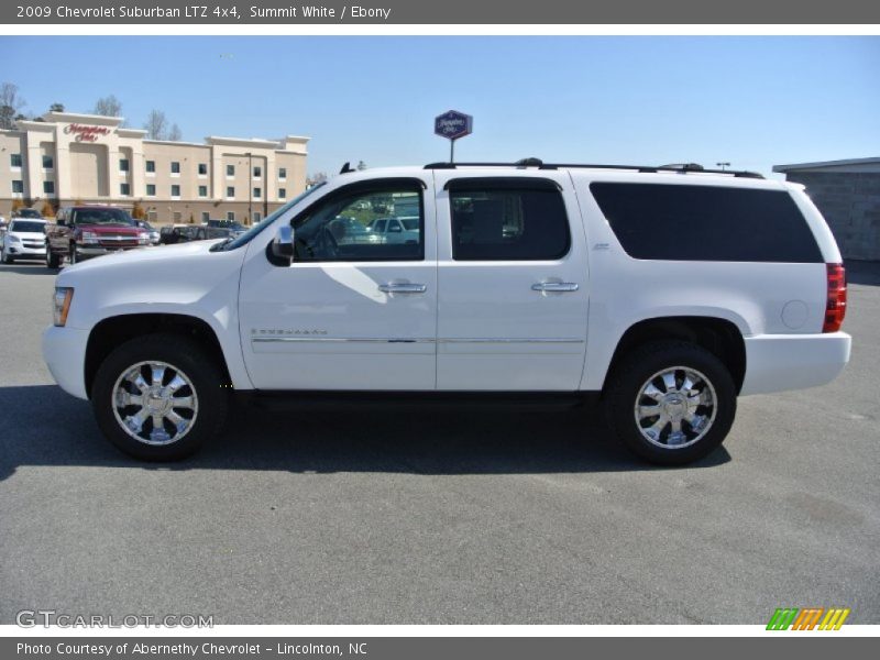 Summit White / Ebony 2009 Chevrolet Suburban LTZ 4x4