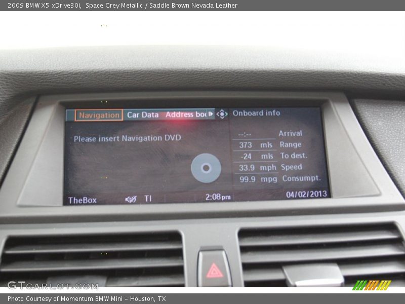 Space Grey Metallic / Saddle Brown Nevada Leather 2009 BMW X5 xDrive30i
