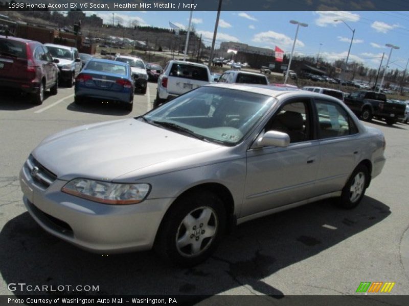 Heather Mist Metallic / Ivory 1998 Honda Accord EX V6 Sedan