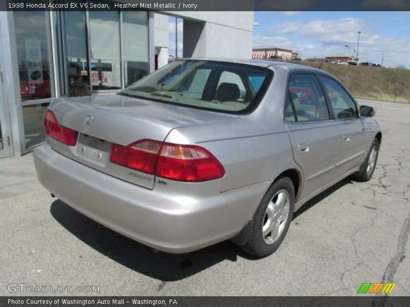 Heather Mist Metallic / Ivory 1998 Honda Accord EX V6 Sedan