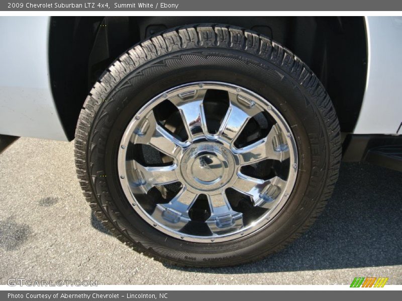 Summit White / Ebony 2009 Chevrolet Suburban LTZ 4x4