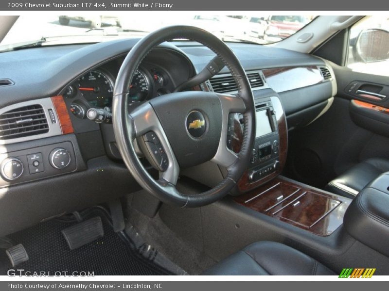 Summit White / Ebony 2009 Chevrolet Suburban LTZ 4x4