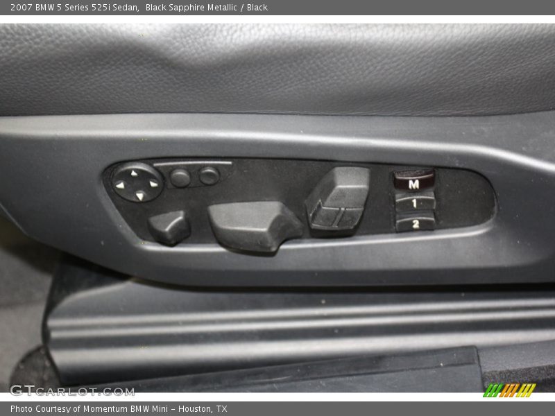 Black Sapphire Metallic / Black 2007 BMW 5 Series 525i Sedan