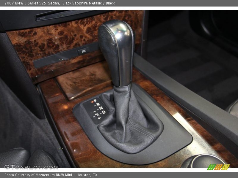 Black Sapphire Metallic / Black 2007 BMW 5 Series 525i Sedan