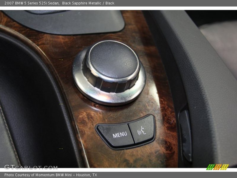 Black Sapphire Metallic / Black 2007 BMW 5 Series 525i Sedan