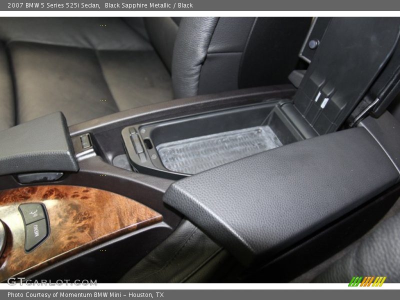 Black Sapphire Metallic / Black 2007 BMW 5 Series 525i Sedan