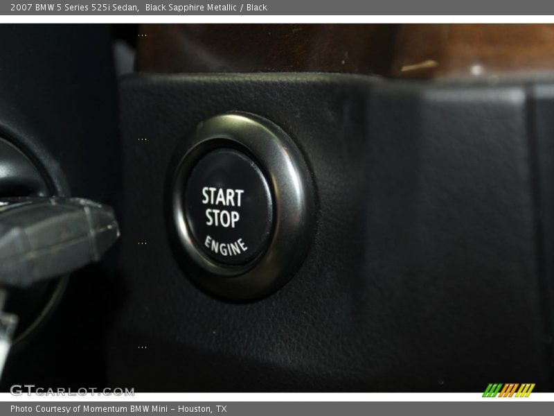 Black Sapphire Metallic / Black 2007 BMW 5 Series 525i Sedan