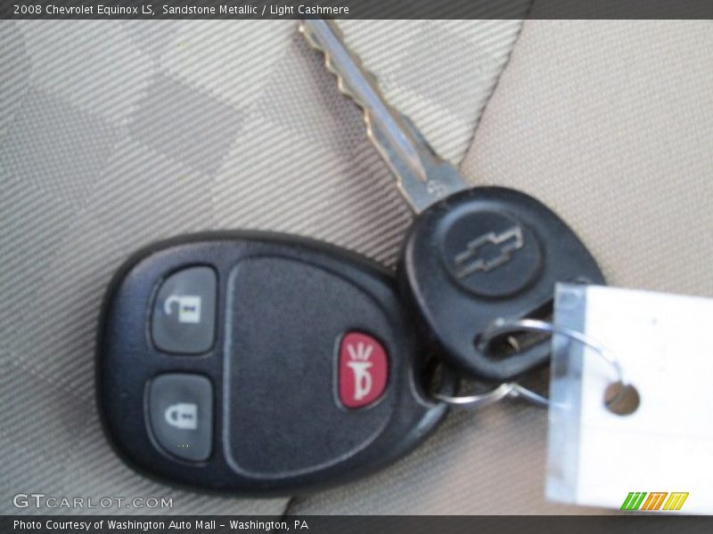 Sandstone Metallic / Light Cashmere 2008 Chevrolet Equinox LS