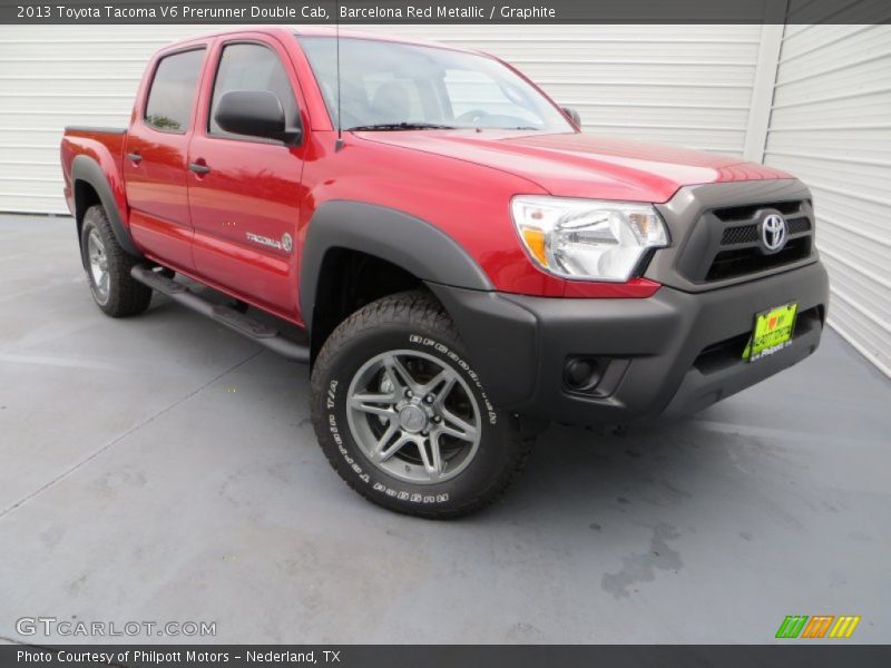 Barcelona Red Metallic / Graphite 2013 Toyota Tacoma V6 Prerunner Double Cab