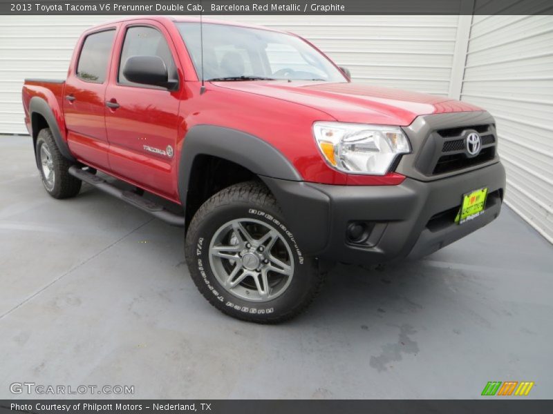 Barcelona Red Metallic / Graphite 2013 Toyota Tacoma V6 Prerunner Double Cab