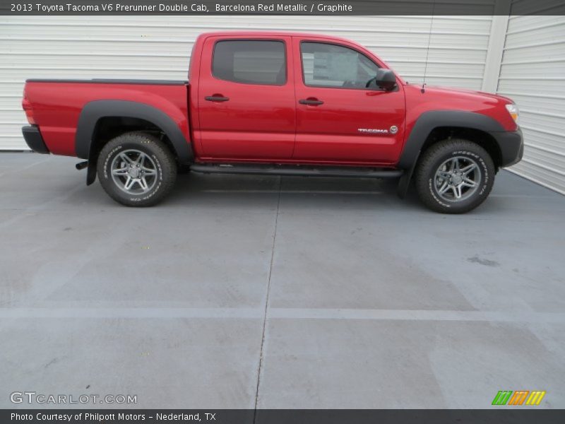 Barcelona Red Metallic / Graphite 2013 Toyota Tacoma V6 Prerunner Double Cab