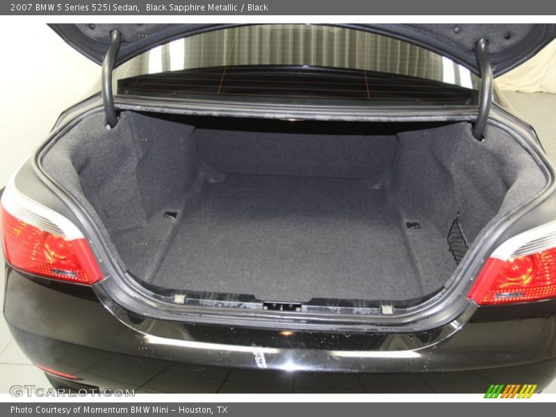 Black Sapphire Metallic / Black 2007 BMW 5 Series 525i Sedan