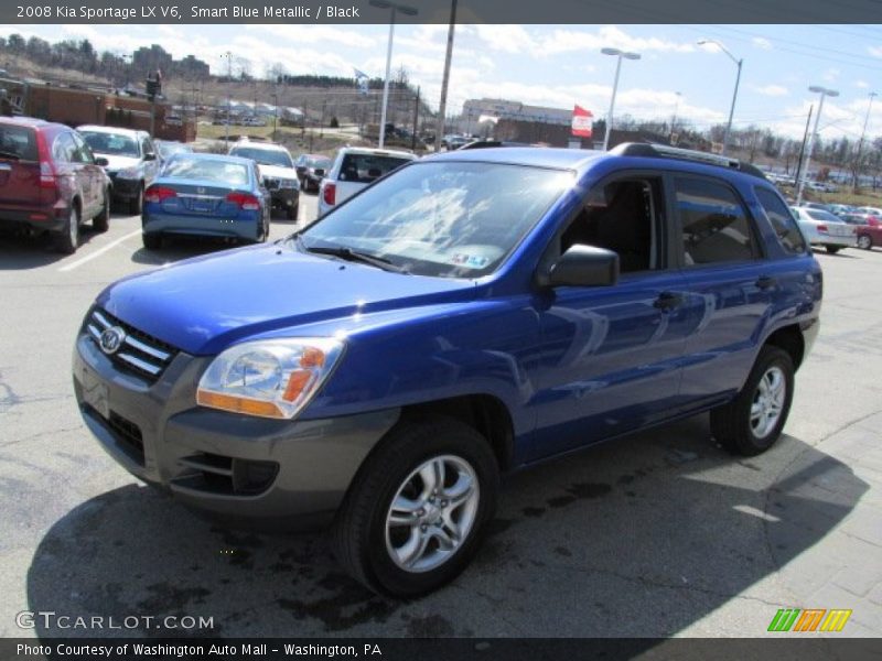 Smart Blue Metallic / Black 2008 Kia Sportage LX V6
