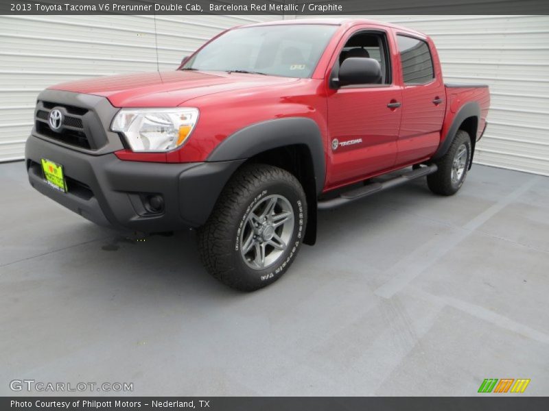 Barcelona Red Metallic / Graphite 2013 Toyota Tacoma V6 Prerunner Double Cab