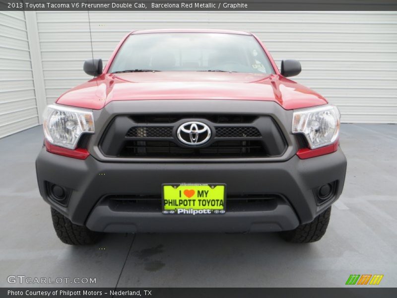 Barcelona Red Metallic / Graphite 2013 Toyota Tacoma V6 Prerunner Double Cab