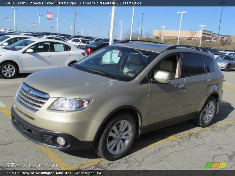 Harvest Gold Metallic / Desert Beige 2008 Subaru Tribeca Limited 5 Passenger