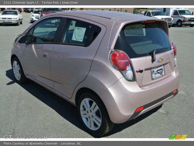 Techno Pink / Silver/Silver 2013 Chevrolet Spark LT