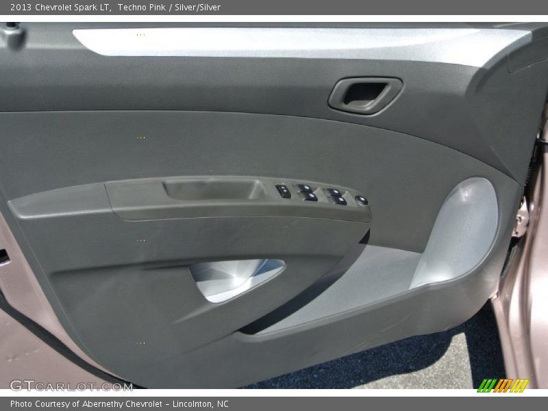 Techno Pink / Silver/Silver 2013 Chevrolet Spark LT