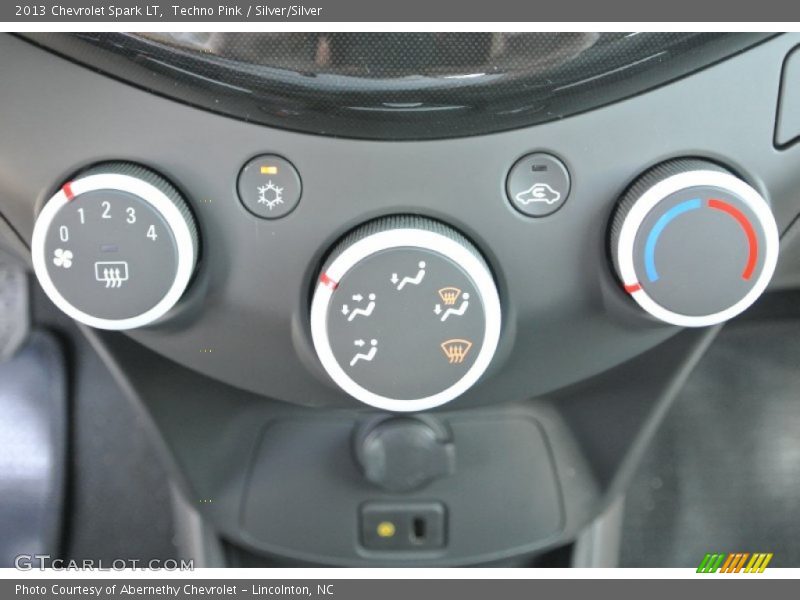 Techno Pink / Silver/Silver 2013 Chevrolet Spark LT