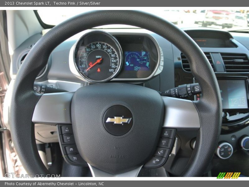 Techno Pink / Silver/Silver 2013 Chevrolet Spark LT