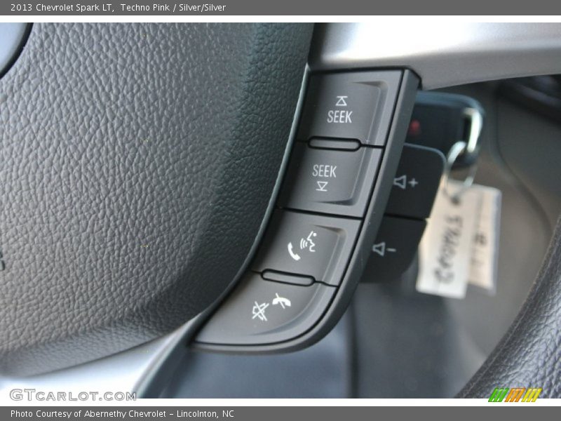 Techno Pink / Silver/Silver 2013 Chevrolet Spark LT