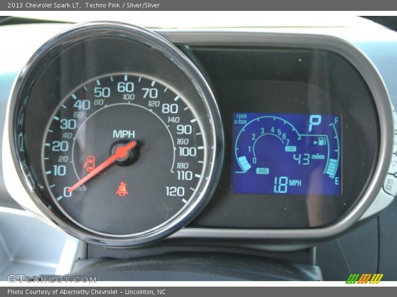 Techno Pink / Silver/Silver 2013 Chevrolet Spark LT