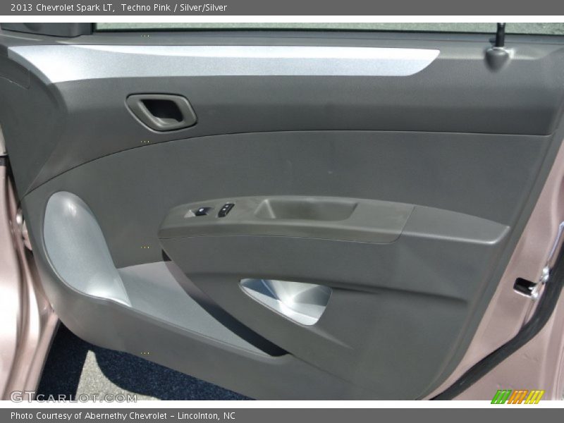 Techno Pink / Silver/Silver 2013 Chevrolet Spark LT