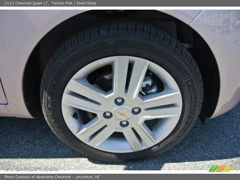Techno Pink / Silver/Silver 2013 Chevrolet Spark LT