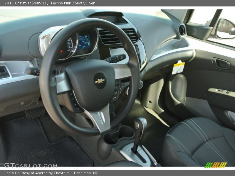 Techno Pink / Silver/Silver 2013 Chevrolet Spark LT