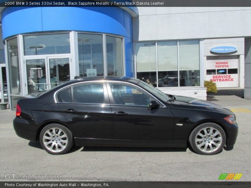 Black Sapphire Metallic / Terra/Black Dakota Leather 2006 BMW 3 Series 330xi Sedan
