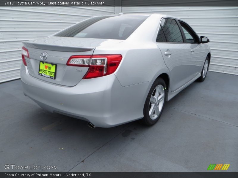 Classic Silver Metallic / Black/Ash 2013 Toyota Camry SE