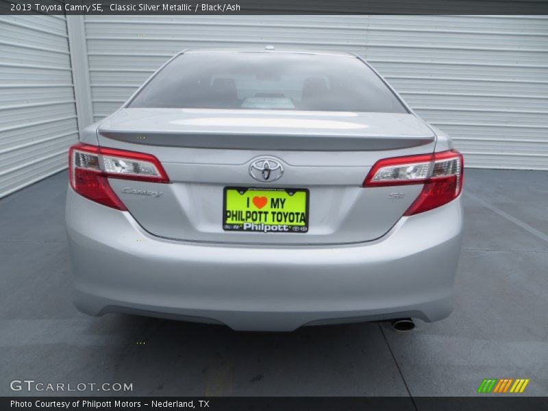 Classic Silver Metallic / Black/Ash 2013 Toyota Camry SE