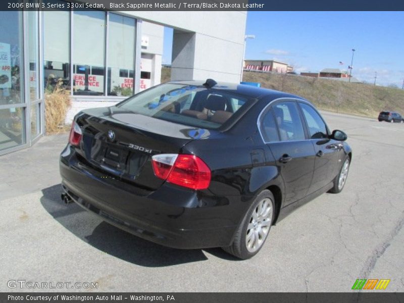Black Sapphire Metallic / Terra/Black Dakota Leather 2006 BMW 3 Series 330xi Sedan