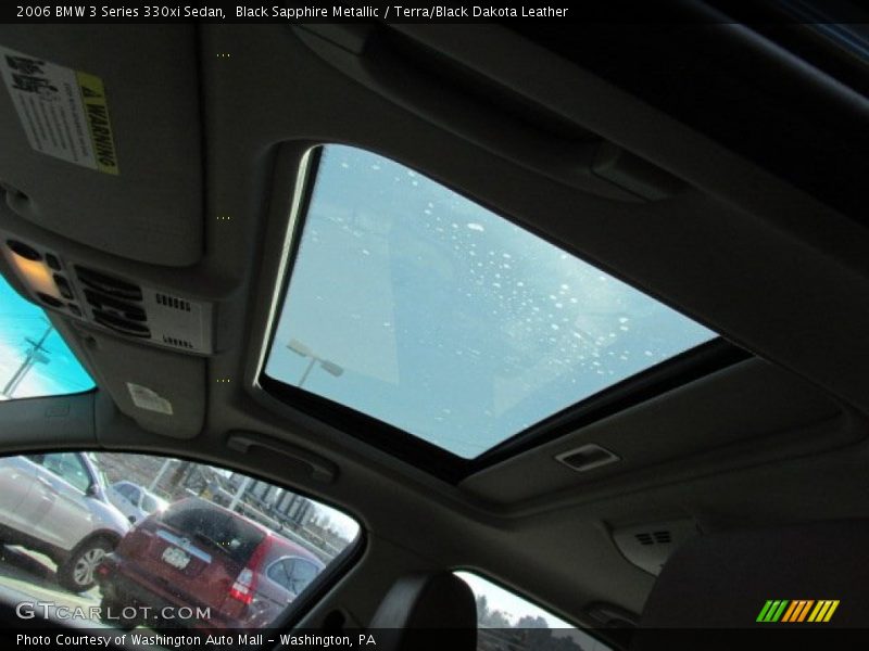 Black Sapphire Metallic / Terra/Black Dakota Leather 2006 BMW 3 Series 330xi Sedan
