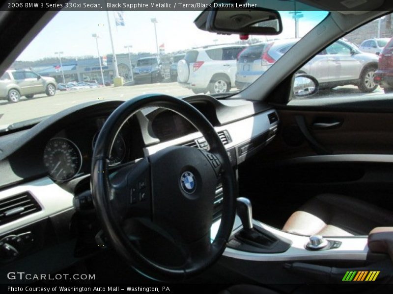 Black Sapphire Metallic / Terra/Black Dakota Leather 2006 BMW 3 Series 330xi Sedan
