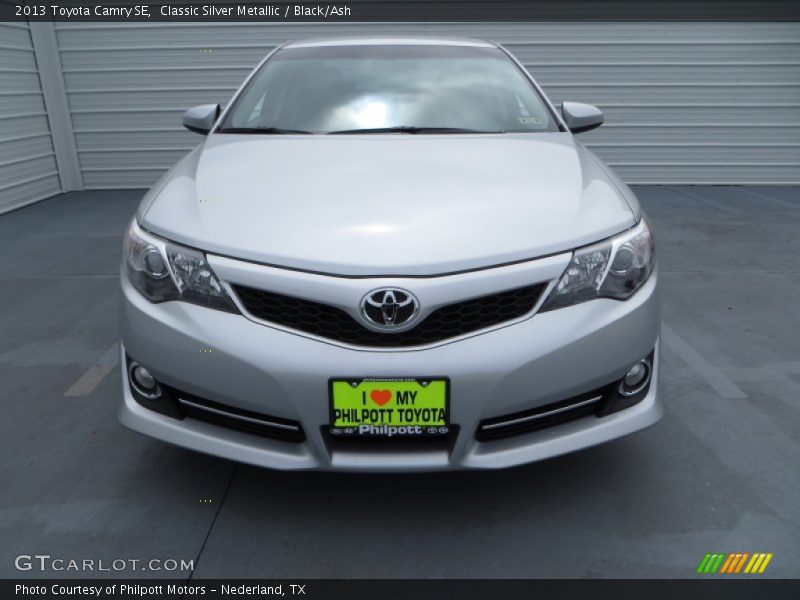 Classic Silver Metallic / Black/Ash 2013 Toyota Camry SE