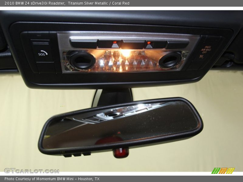 Titanium Silver Metallic / Coral Red 2010 BMW Z4 sDrive30i Roadster